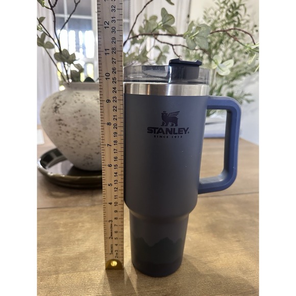 Stanley Adventure Quencher Original 40 oz blue Tumbler With Cap - No Straw - Picture 2 of 8